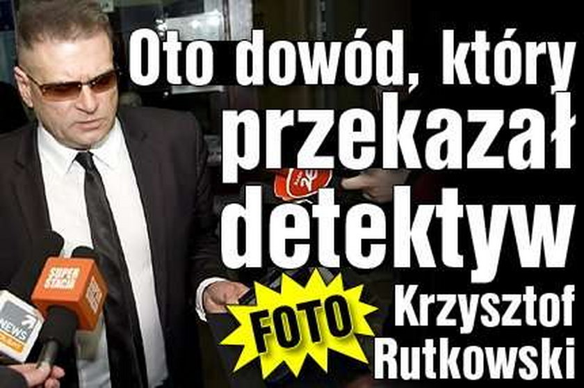 Oto dowód, który przekazał Rutkowski. FOTO