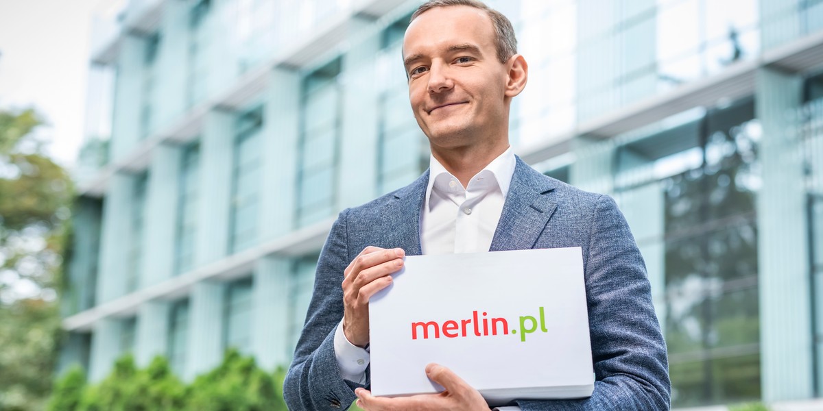 Łukasz Szczepański, prezes Topmall - spółki, która prowadzi sklep internetowy merlin.pl