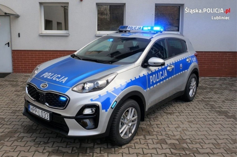 Radiowozy śląska policja