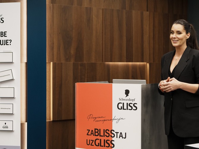 Marija Kilibarda, ambasadorka Schwarzkopf Gliss Programa samopouzdanja