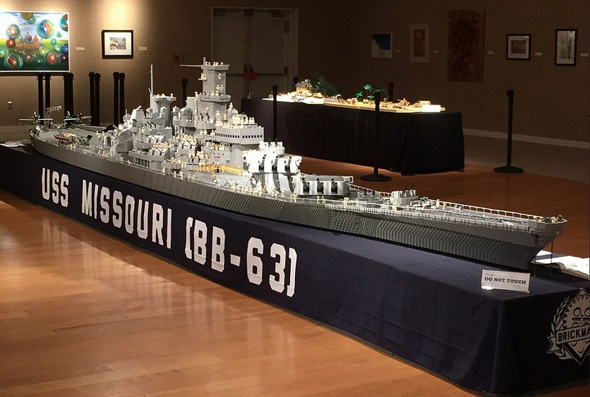 Model pancernika USS Missouri