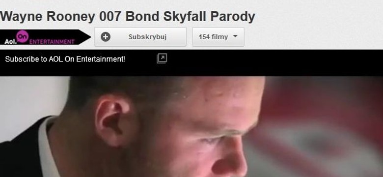 Rooney wcielił się w Jamesa Bonda. Parodiuje zwiastun filmu "Skyfall"