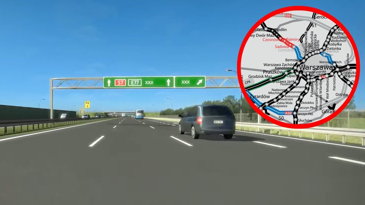 Wizualizacja S7 Czosnów-Kiełpin