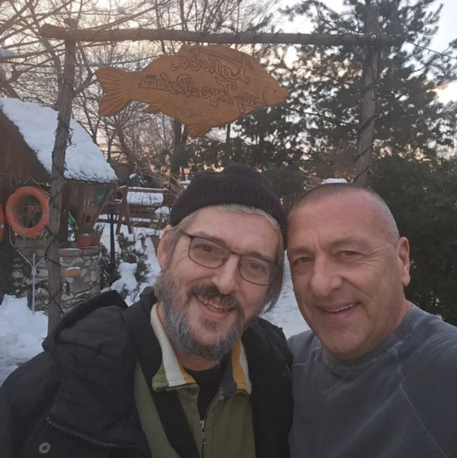 Renato Grbić u društvu glumaca