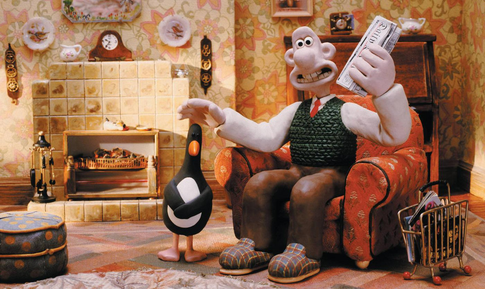 "Wallace &amp; Gromit: Wściekłe gacie", reż. Nick Park, 1993 r.