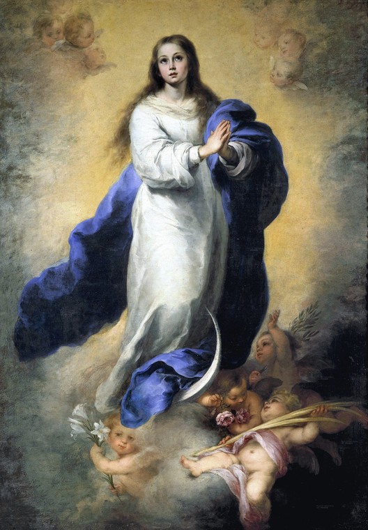 Bartolomé Esteban Murillo, "Maryja Niepokalanie Poczęta" (1854)