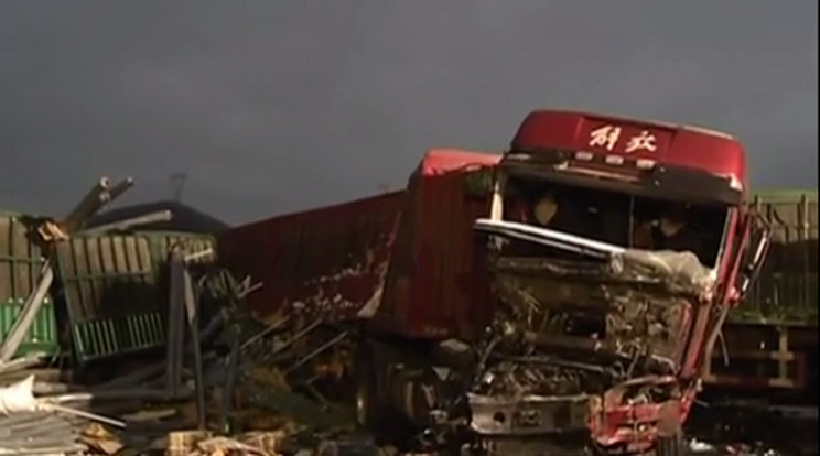 56 jármű ütközött a fagy miatt egy észak-kínai tartományban