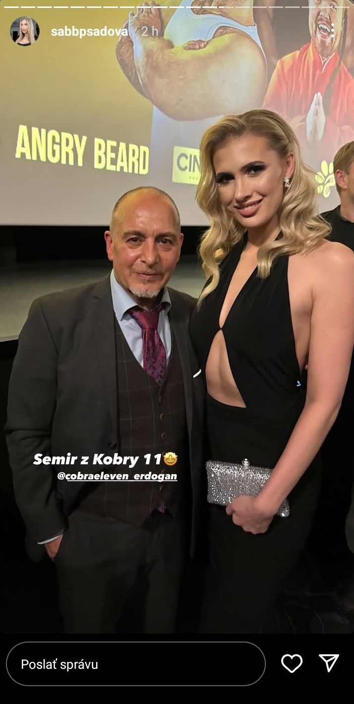 Nemecký herec Erdoğan Atalay a víťazka Bachelora Sabina Pšádová. 