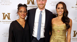 Doria Ragland, książę Harry i księżna Meghan na gali Ms. Foundation Women of Vision Awards, 2023 r.