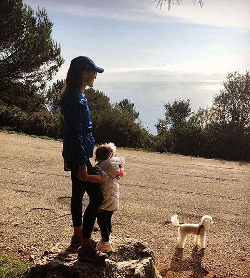 Jelena Đoković sa ćerkom Tarom