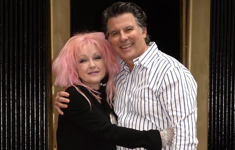 Cyndi Lauper i jej mąż David Thornton