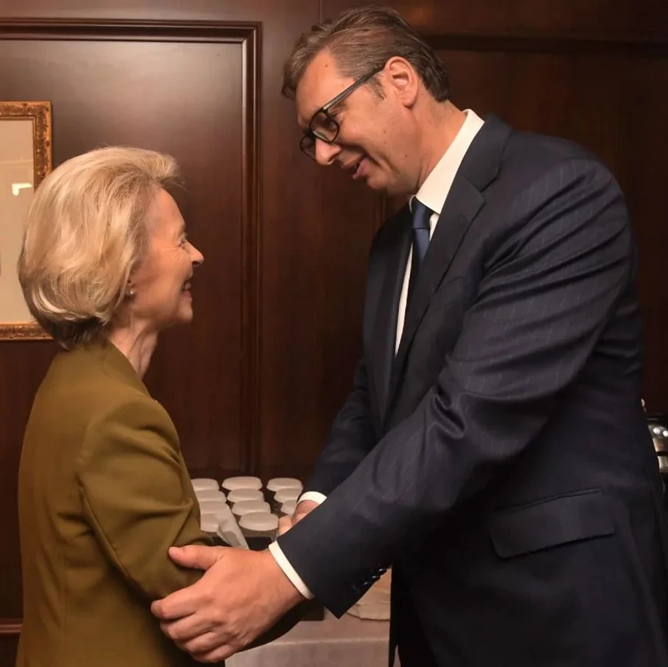 Ursula fon der Lajen i Aleksandar Vučić razgovarali su u Atini o evropskom putu Zapadnog Balkana