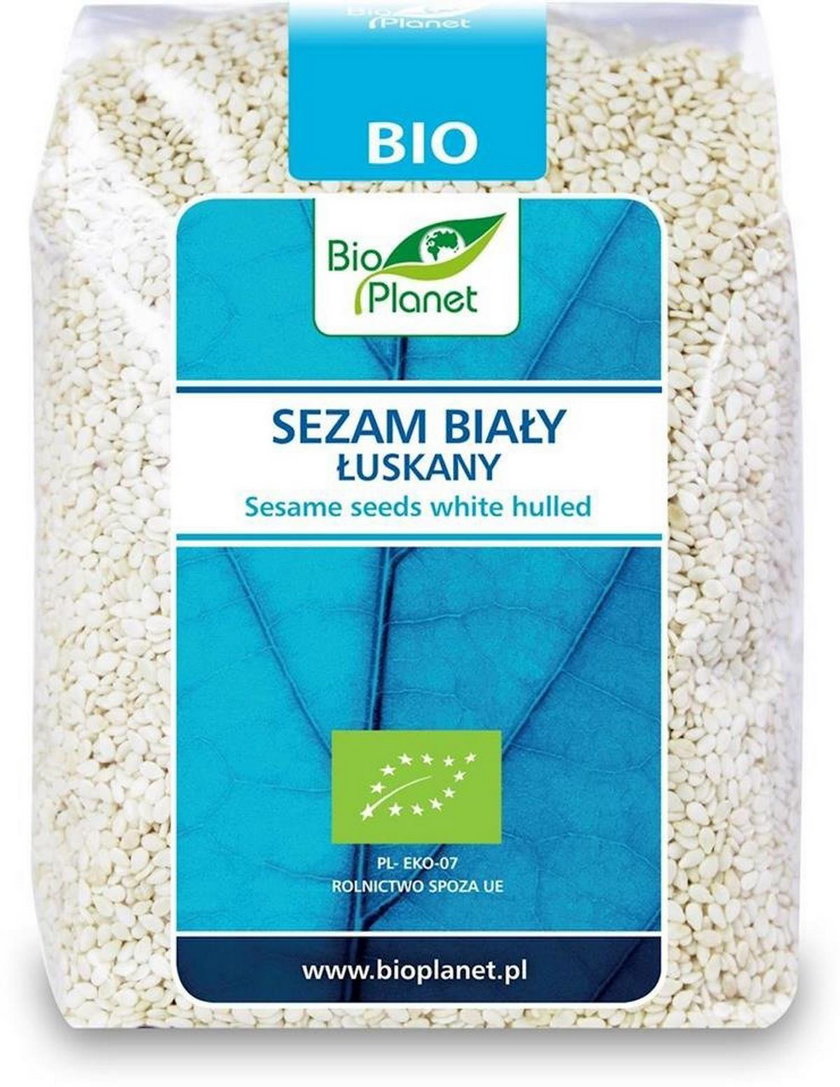 Sezam łuskany biały firmy BIO Planet