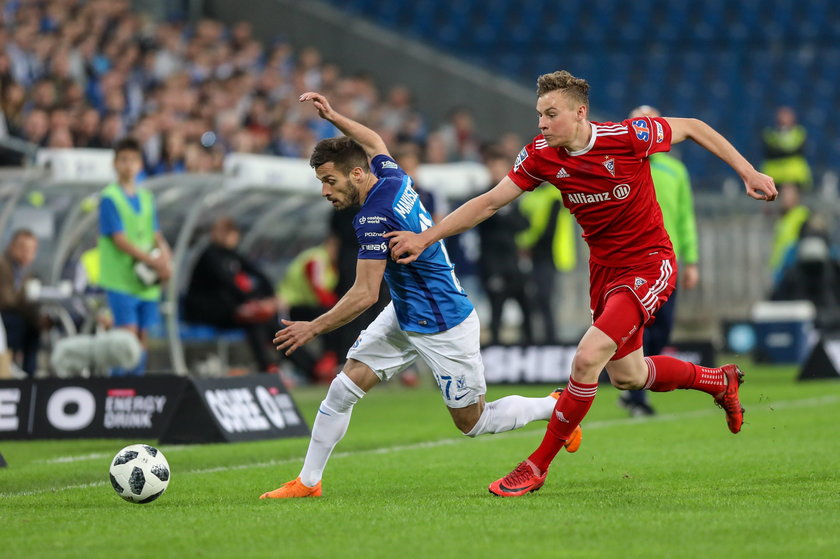 28.04.2018 LECH POZNAN - GORNIK ZABRZE LOTTO EKSTRAKLASA PILKA NOZNA