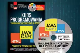 JavaScript, HTML, CSS - książka Komputer Świata