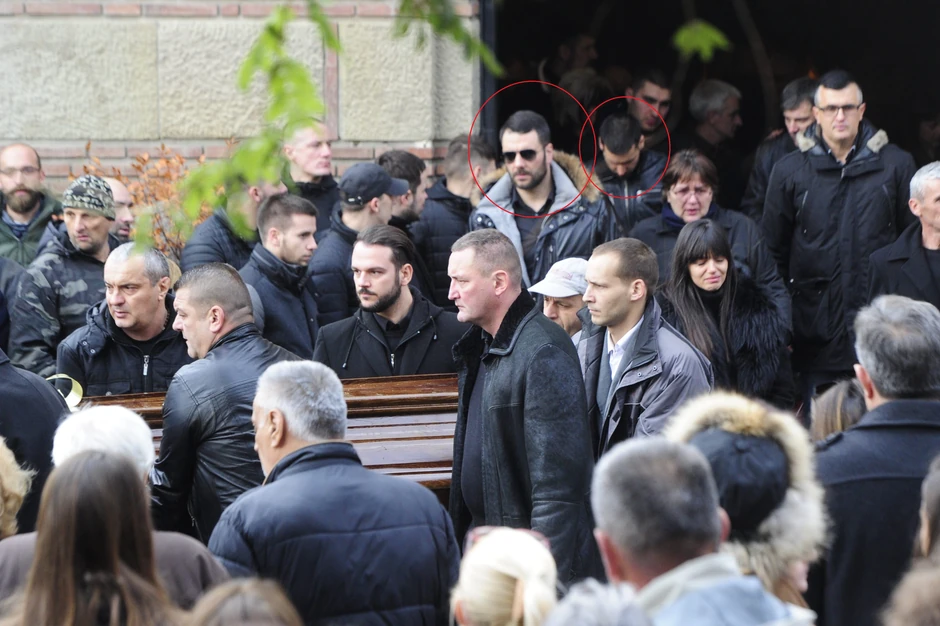 Kostić i Nilović na sahrani Vlade Popa
