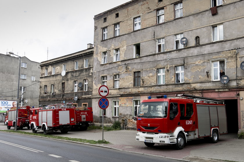 Bytom. Zawalenie warsztatu samochodowego przy ul. Siemianowckiej 