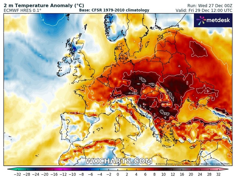 Temperatura w kolejnych dniach przekroczy normę aż o 12 st. C