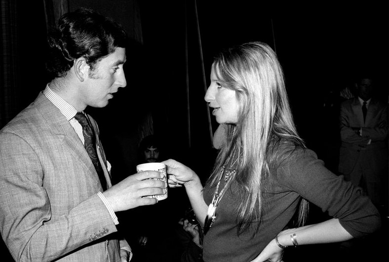 Książę Karol i Barbra Streisand (Los Angeles, 19 marca 1974 r.)