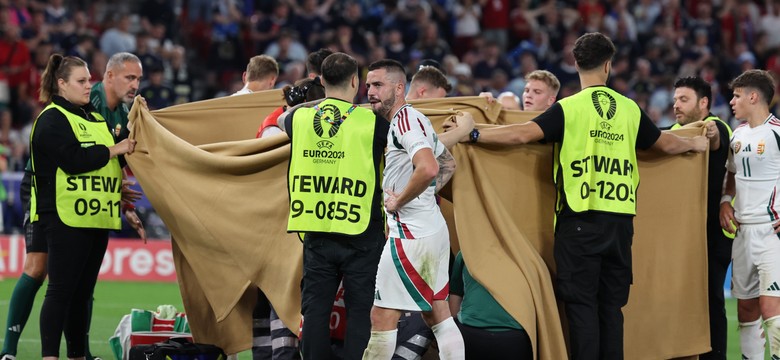 Chwile grozy na Euro 2024. Piłkarz stracił przytomność po zderzeniu z bramkarzem