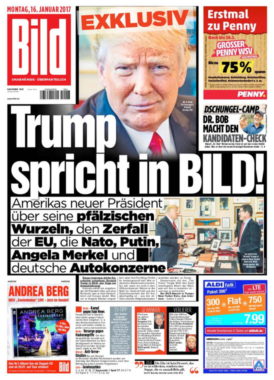 Donald Trump dla Bilda