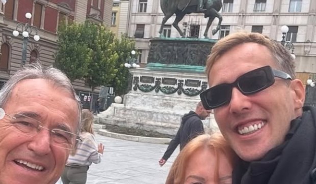 Čeda Marković sa porodicom