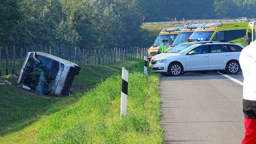 Węgry: wypadek autokaru z polskimi turystami. Nie żyje jedna osoba