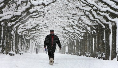 GERMANY-WEATHER-SNOW