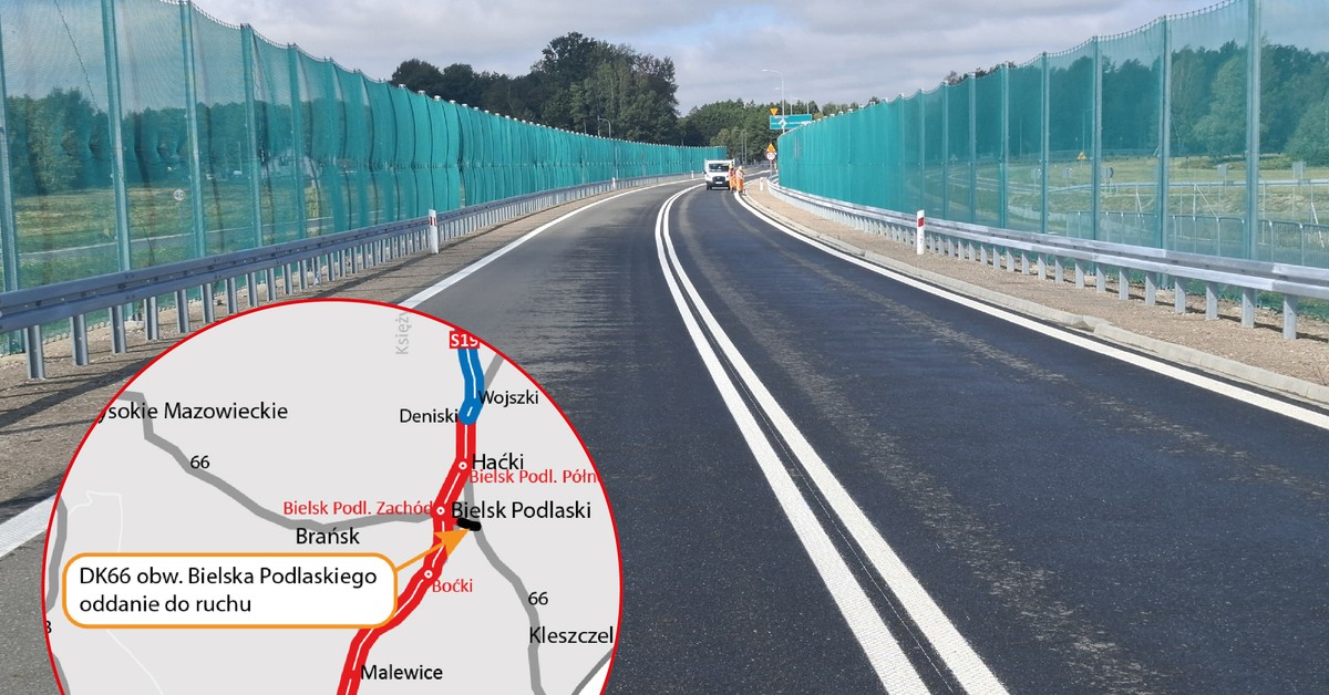 Szybciej i bezpieczniej. Podlasie zyskało nową obwodnicę. To kolejny element szlaku Via Carpatia [MAPA]