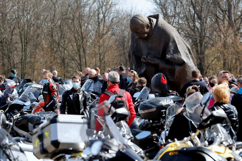 Jasna Góra. Otwarcie sezonu motocyklowego w czasie pandemii