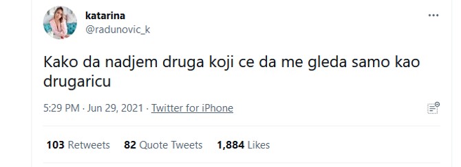 Kako da nađem druga koji će da me gleda samo kao drugaricu