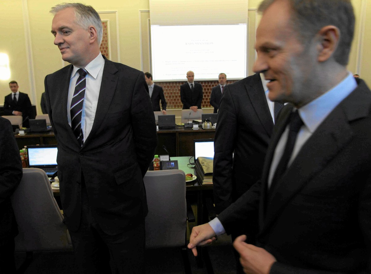 Donald Tusk i Jarosław Gowin