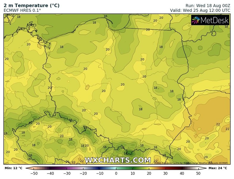 Około 25 sierpnia wróci chłód