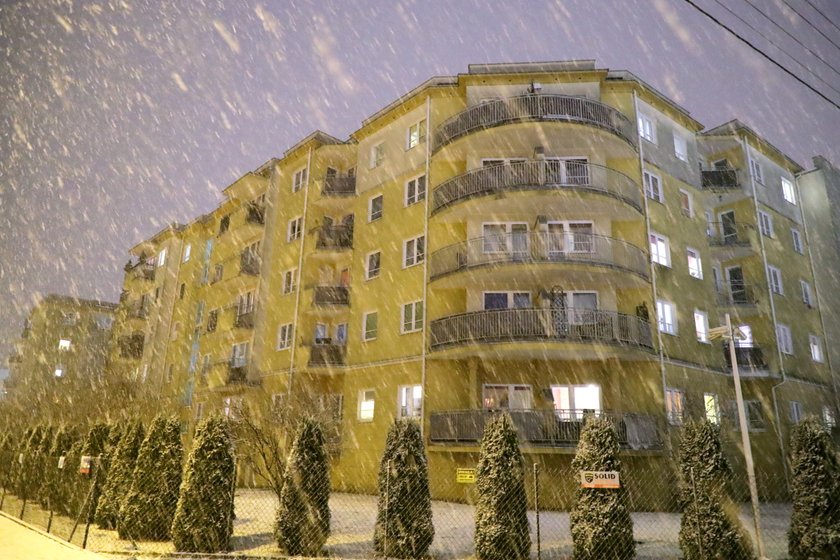 Miejsce wydarzeń. Blok na rogu ul. Potulickiej i Lewinowskiej