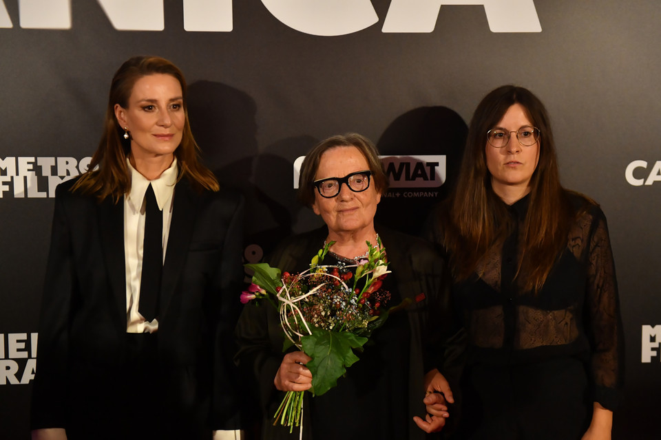 Maja Ostaszewska, Agnieszka Holland i Katarzyna Warzecha