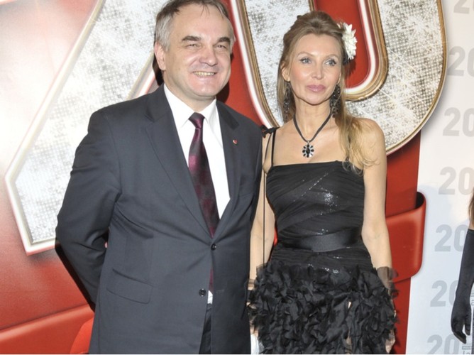 Iwona Grzymała i Waldemar Pawlak