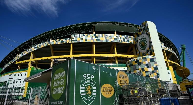 The Estadio Jose Alvalade in Lisbon, one of two stadiums being used for the 'Final Eight' of this season's Champions League