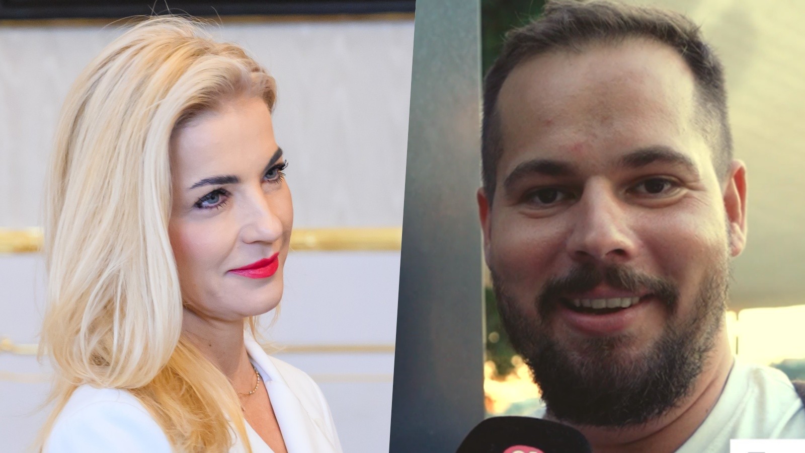 Ministerka kultúry Martina Šimkovičová a komik Fero Joke.