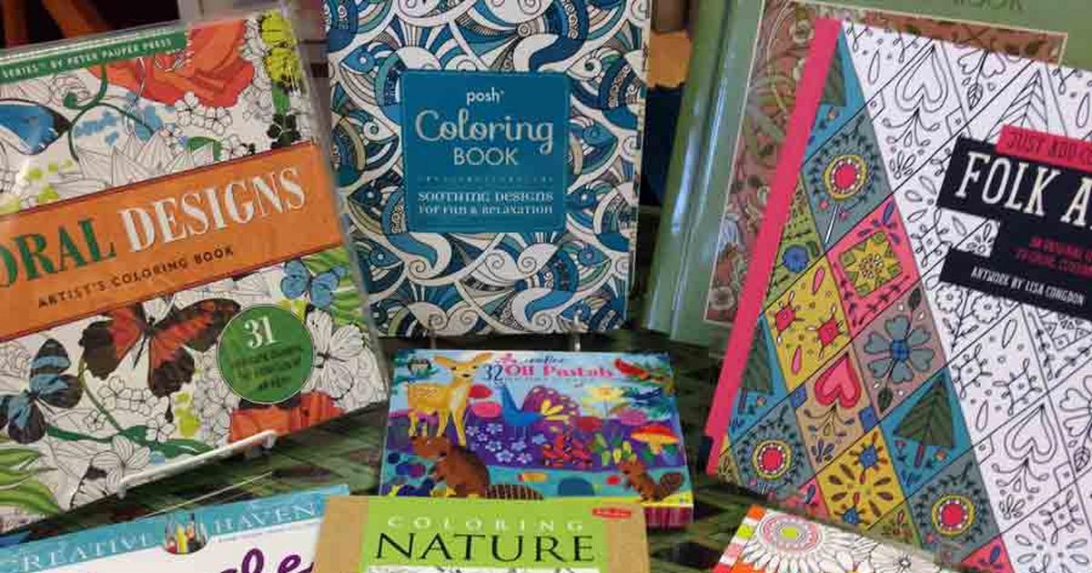 Coloring books for grownups tops best-seller charts on  and Barnes &  Noble