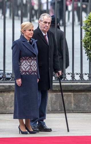 Kolinda Grabar-Kitarović i Milos Zeman