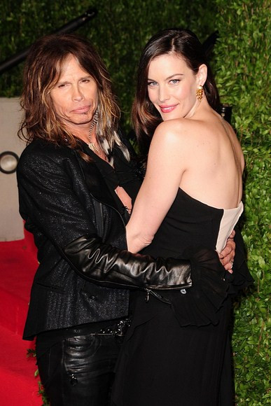 Liv Tyler i Steven Tyler (fot. Agencja BE&amp;W)