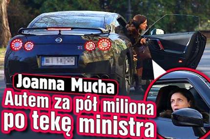 Joanna Mucha. Autem za pół miliona po tekę ministra