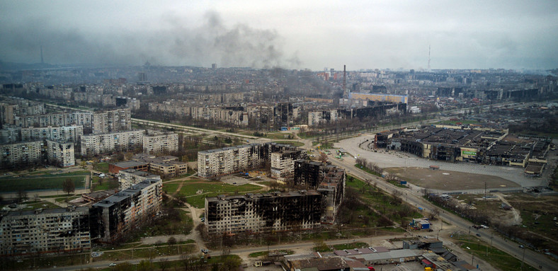 Zniszczony Mariupol (12 kwietnia)