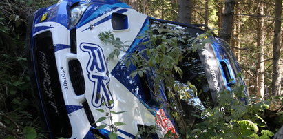 Kubica miał drugi wypadek! Jego auto to kupa złomu!