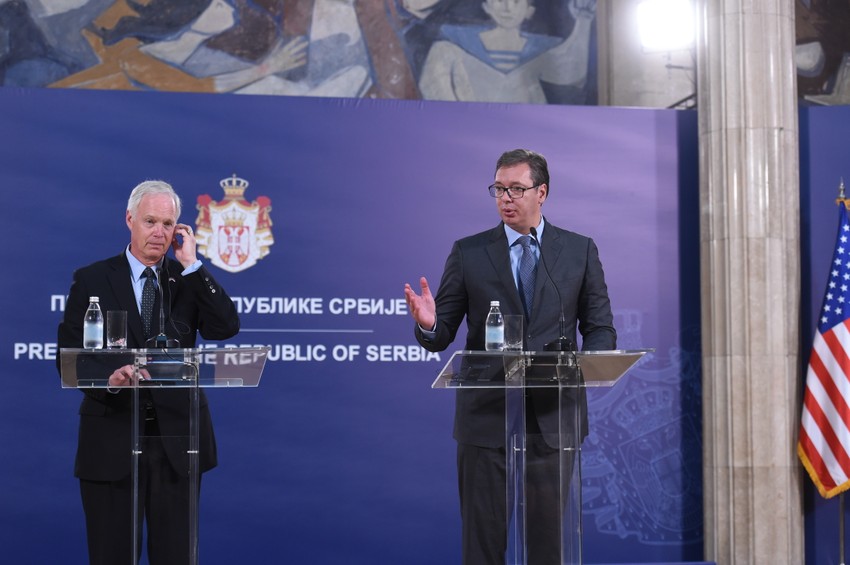 Ron Džonson i Aleksandar Vučić