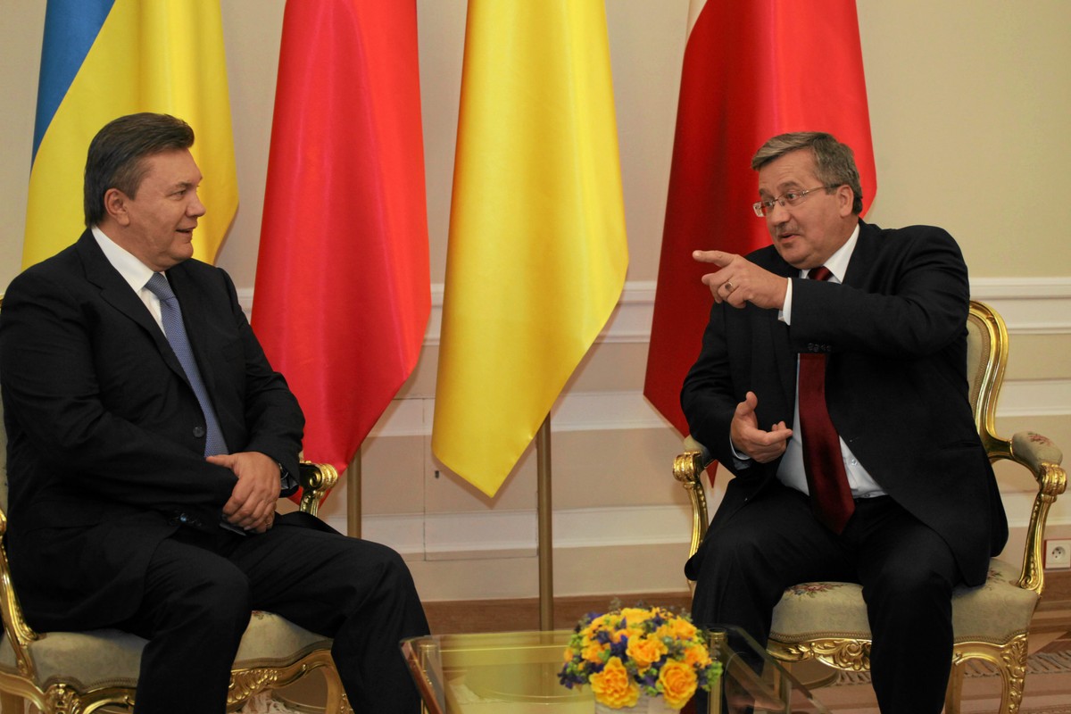 Wiktor Janukowycz i Bronisław Komorowski