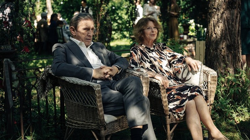 Jan Englert i Anna Romantowska w filmie "Skrzyżowanie"