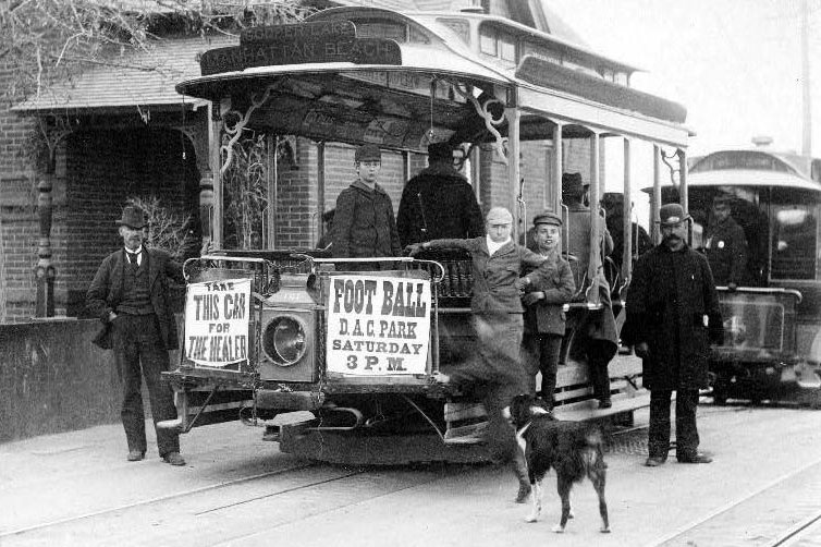 Tramwaj na ulicy Denver w 1895 r.