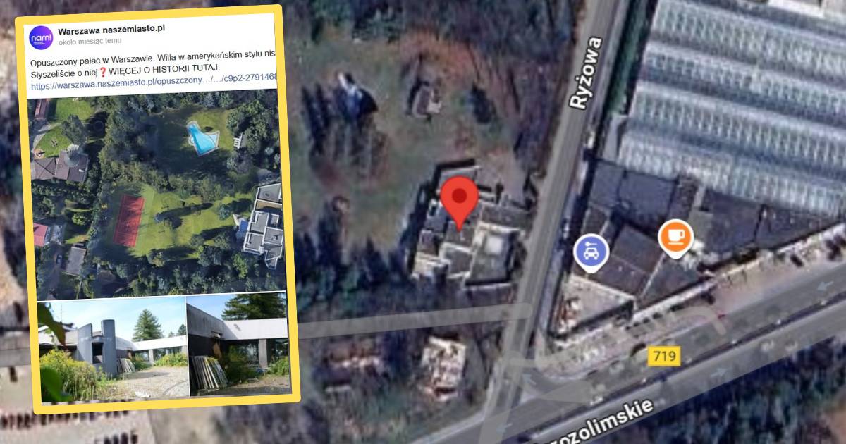 Wyburzą willę miliardera w Warszawie. Tajemnicza posesja niszczeje od lat