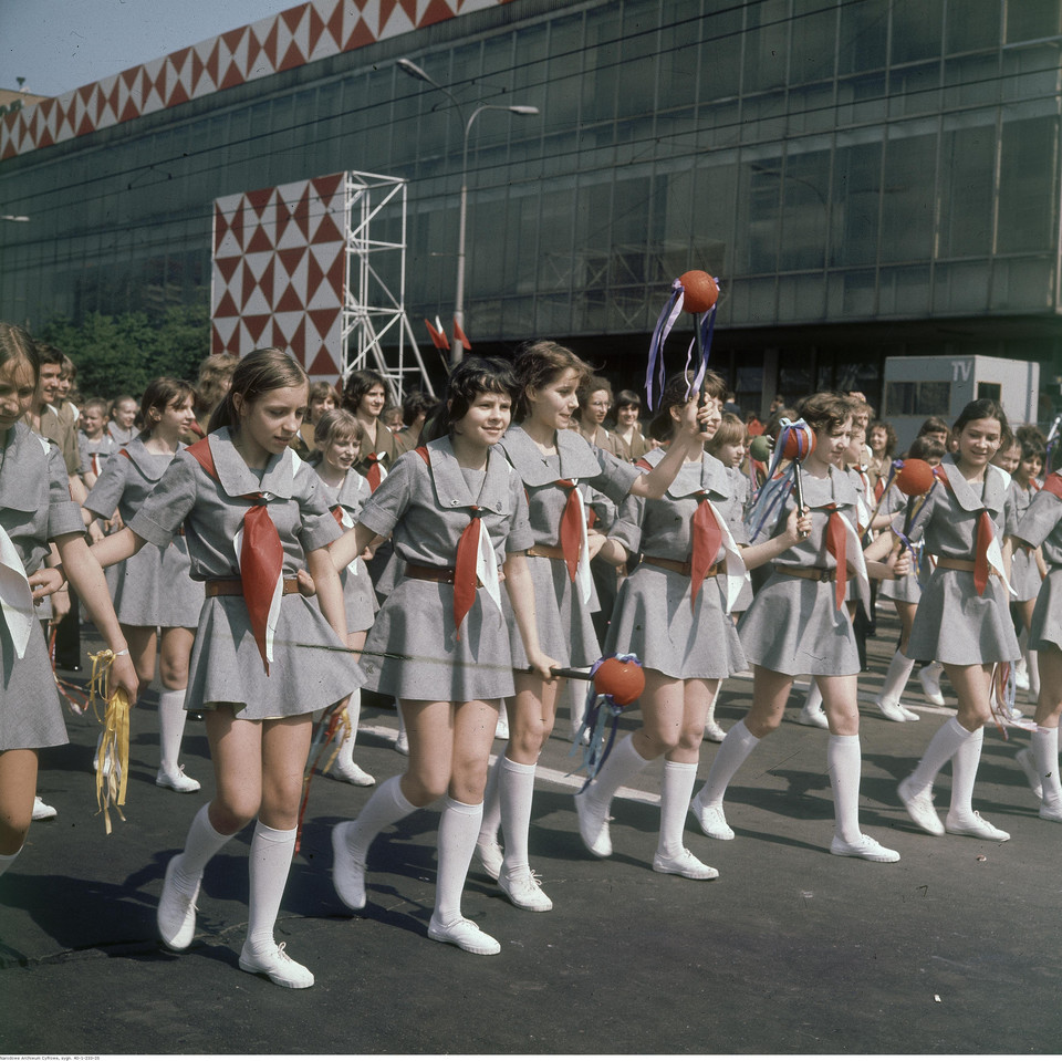Obchody 1 Maja w Warszawie w 1974 roku 